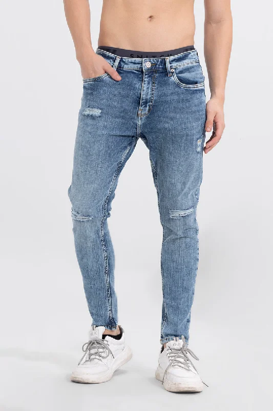 Xander Pebble Blue Skinny Jeans