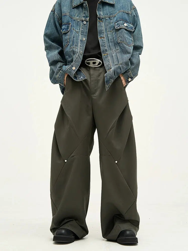 Baggy Cargo Overalls Pants