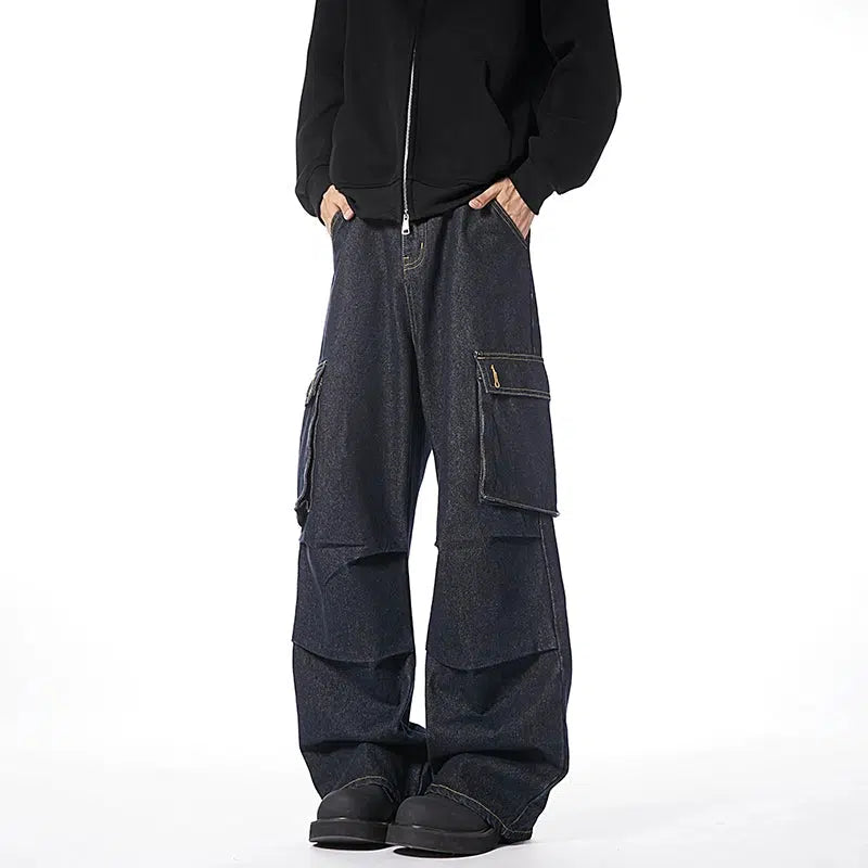 Baggy Cargo Pocket Jeans