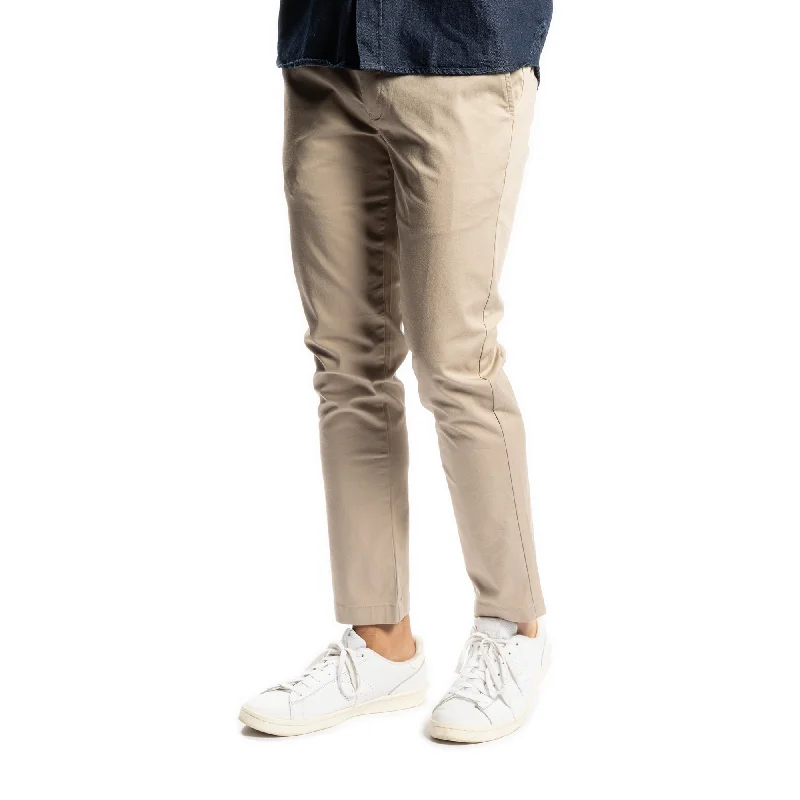 Lightweight Stretch Chinos Slim Fit - Khaki