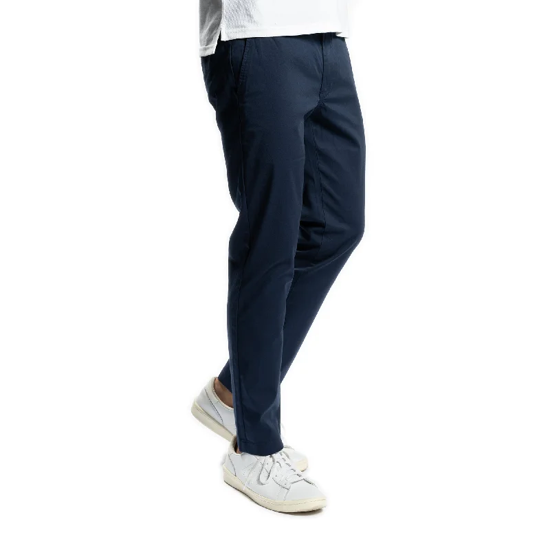 Lightweight Stretch Chinos Slim Fit - Navy