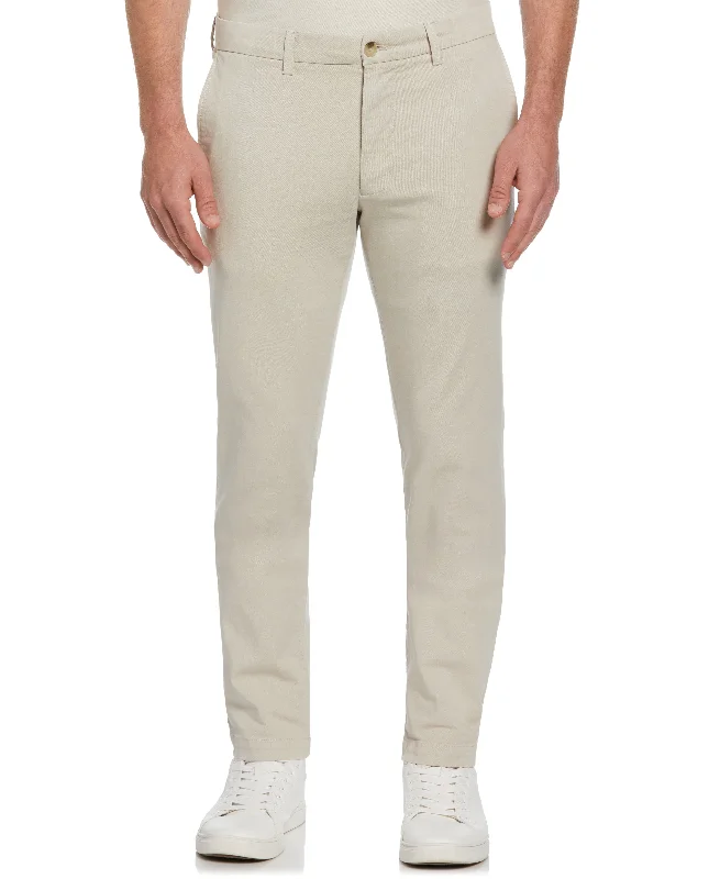 Slim Fit Dyed Solid Twill Chino Pant