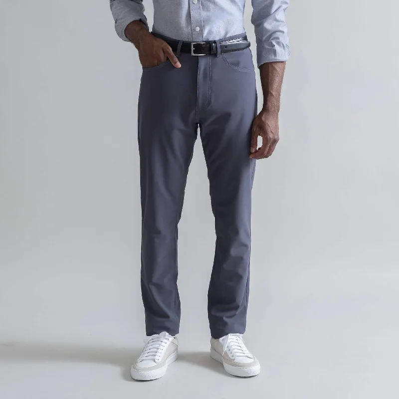 The Dark Grey Performance Stretch Franklin 5 Pocket Custom Pant