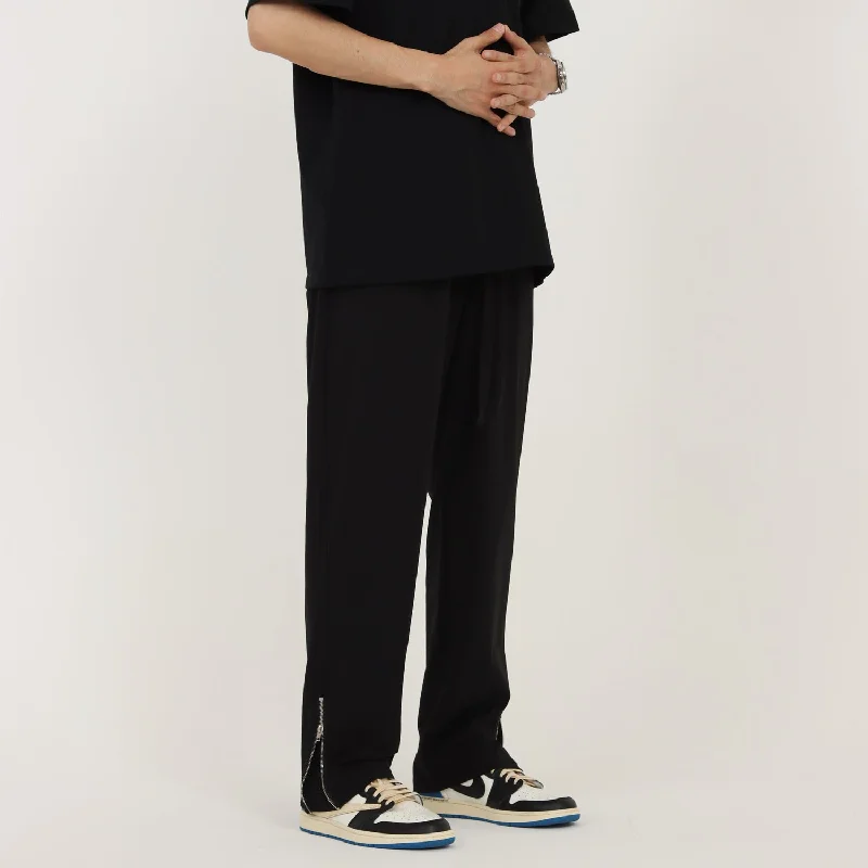 Thin Side Zipper Sports Pants