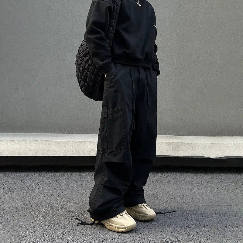 Wide Leg Cargo Pants