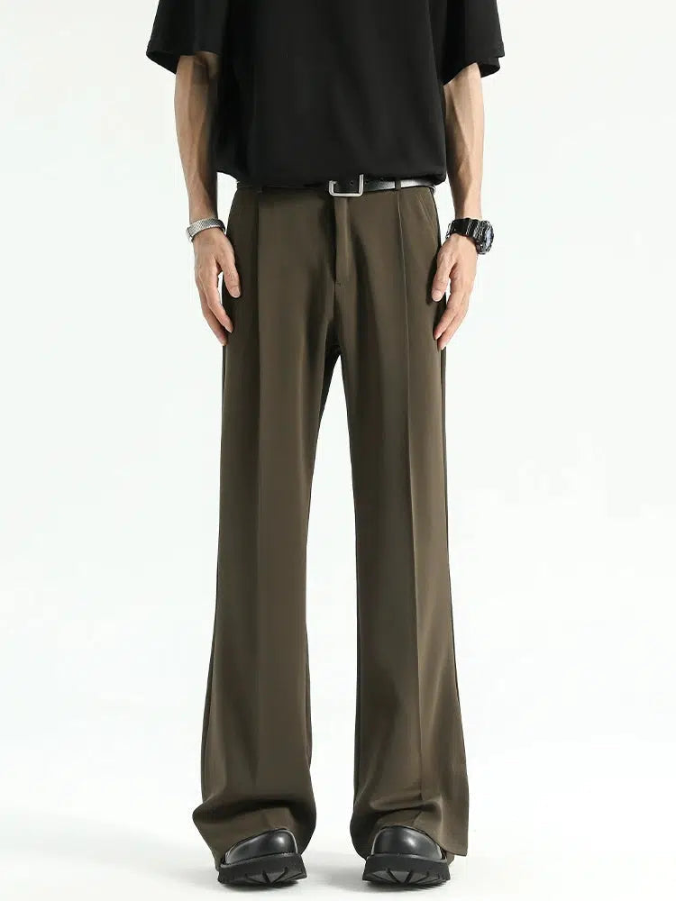 Wide-Leg Drape Pants