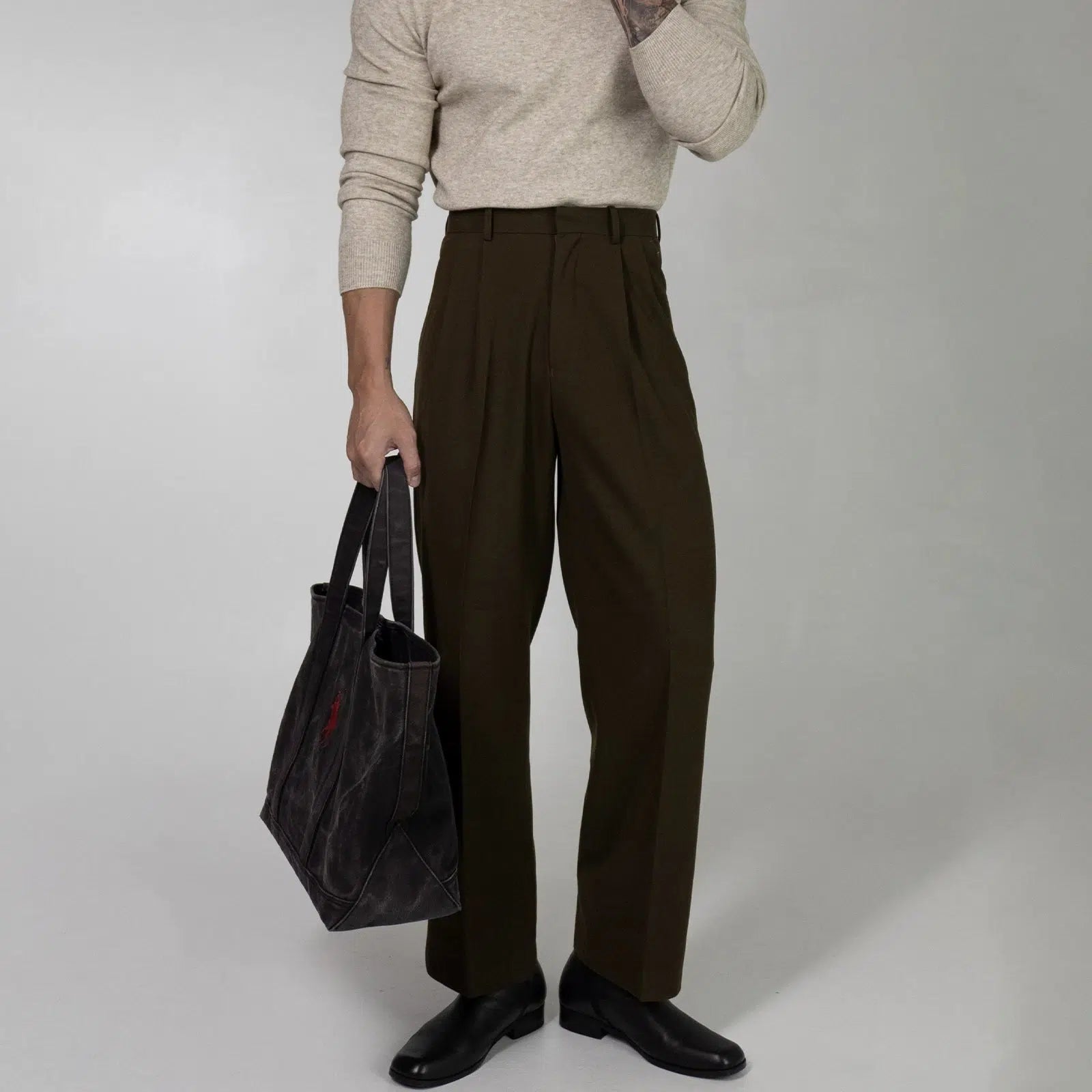 Wide-leg Straight-leg Suit Pants