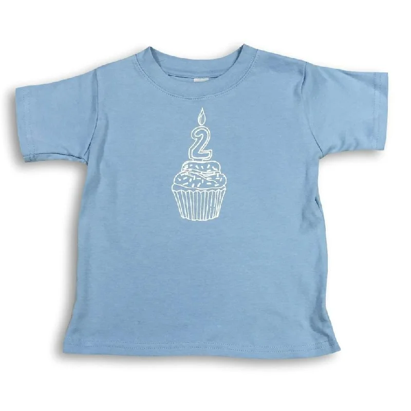 2nd Birthday Blue Short Sleeve Tee