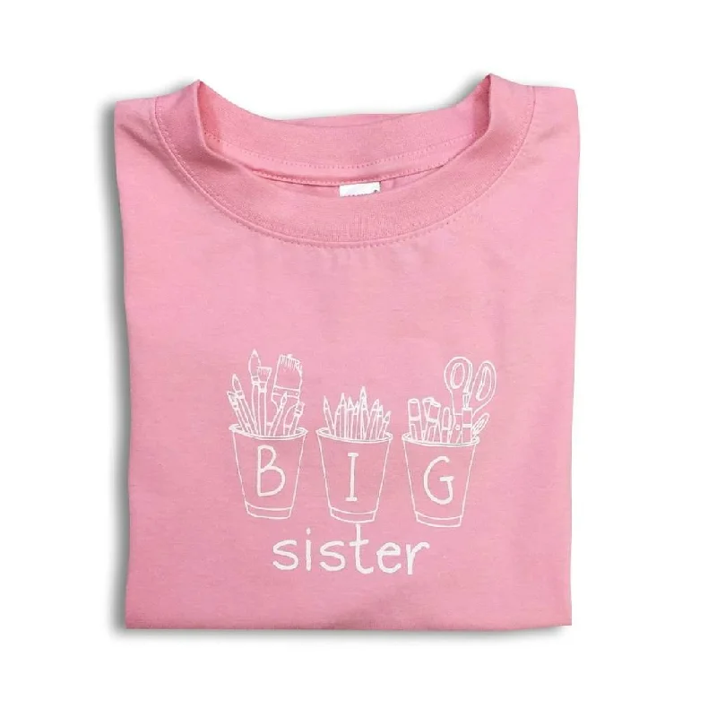 Big Sister Art Cups Short Sleeve Tee