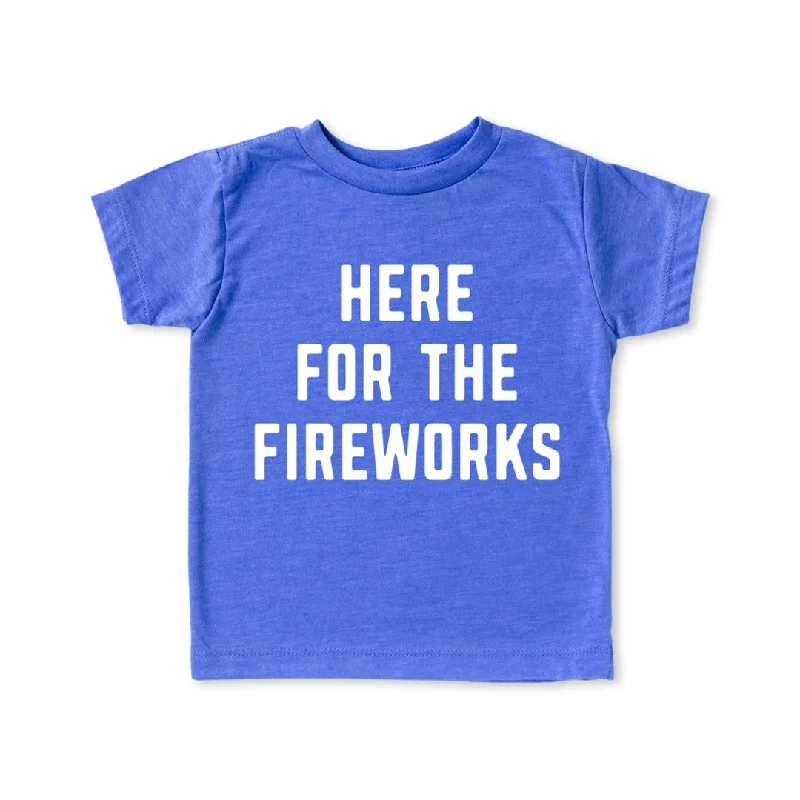 Here for the Fireworks Short Sleeve Tee