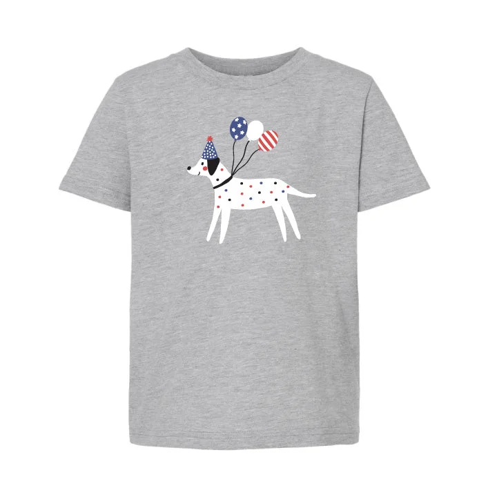 Red White Blue Pup Short Sleeve Tee