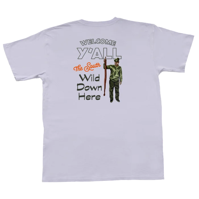 Wild Down Here Short Sleeve Pocket Tee