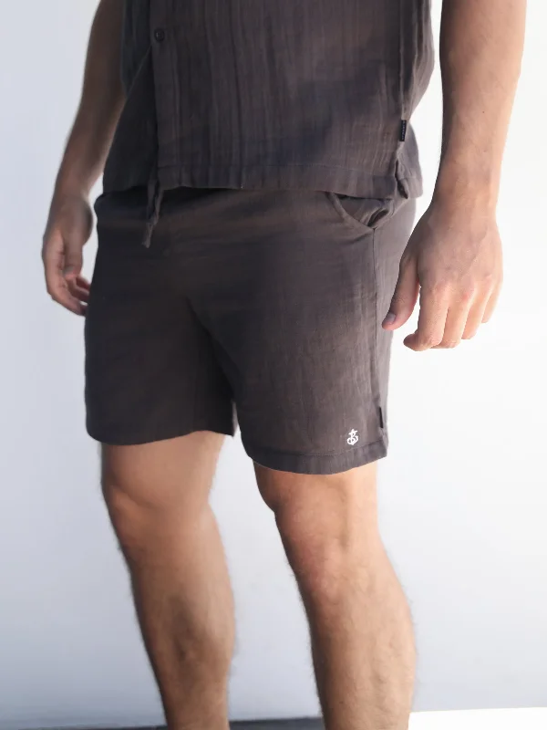 Siena Shorts - Dark Brown