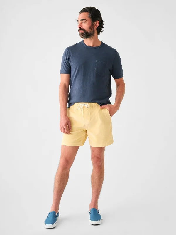 Faherty Drawstring Cord Short 6'' in Southern Sun