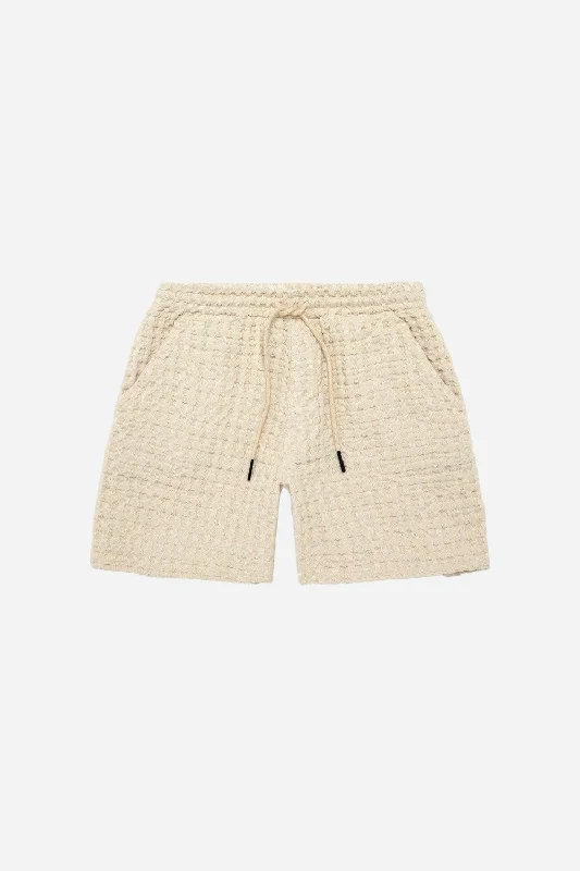 OAS Ecru Porto Waffle Short