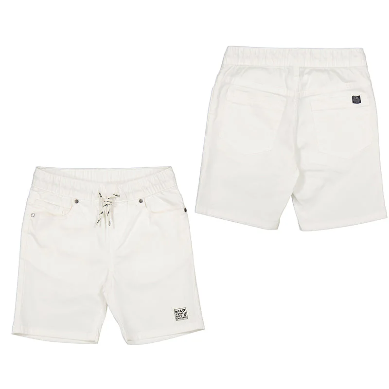 Mayoral Little Boys Cream Drawstring Bermuda Shorts