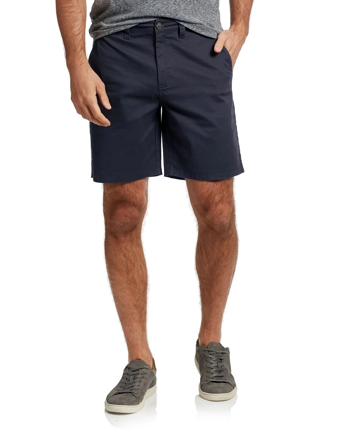 Memphis Stretch Short in Slate Blue - 8" Inseam