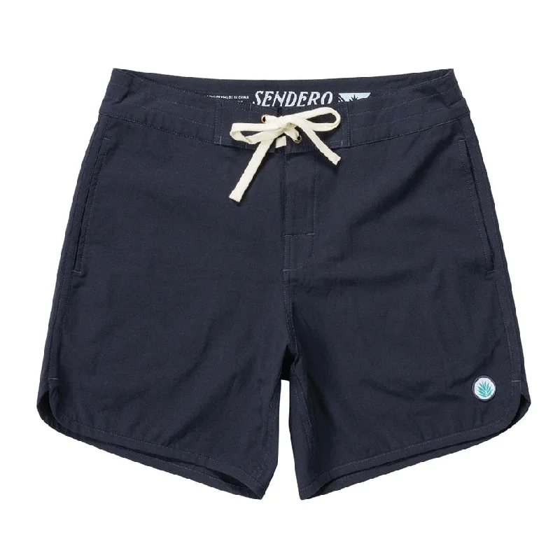 Sendero Provisions Point Bar Boardshort in Deep Navy