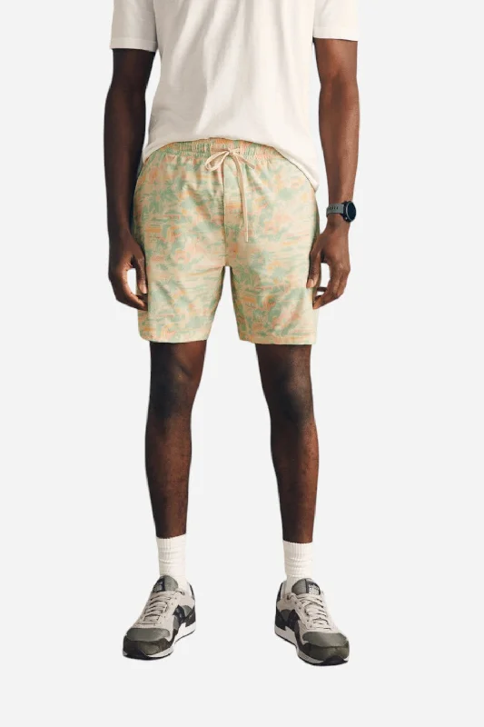 Faherty Shorelite Active Short 7" Inseam in Sunwashed Keywest